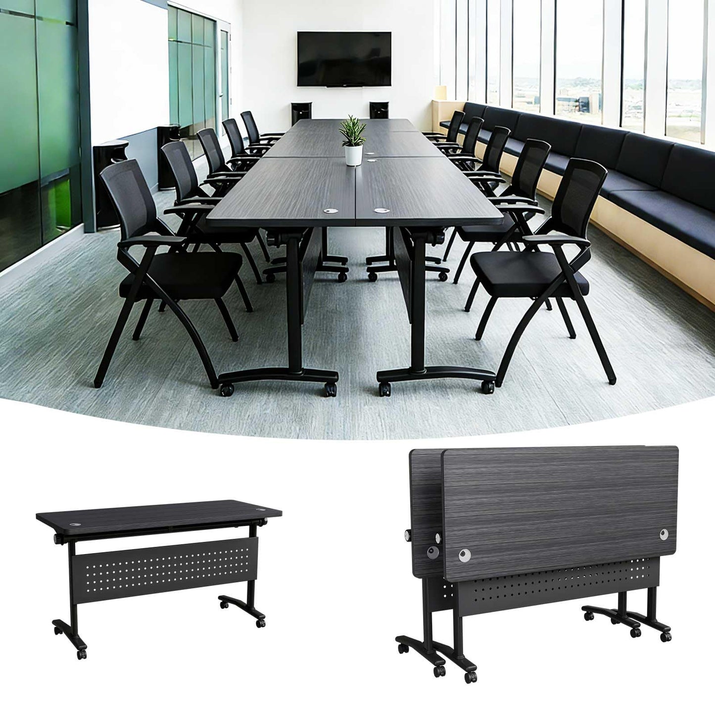Flip Top Mobile Conference Table
