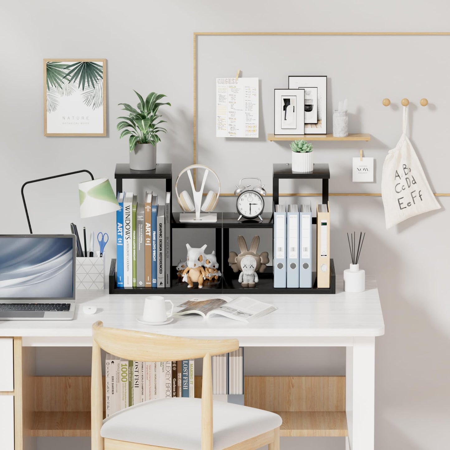 3-Tier Desktop Bookshelf Organizer