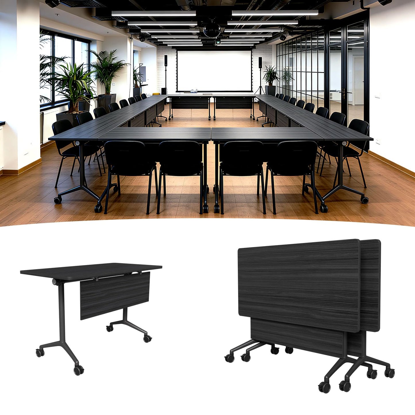 Flip Top Mobile Conference Table