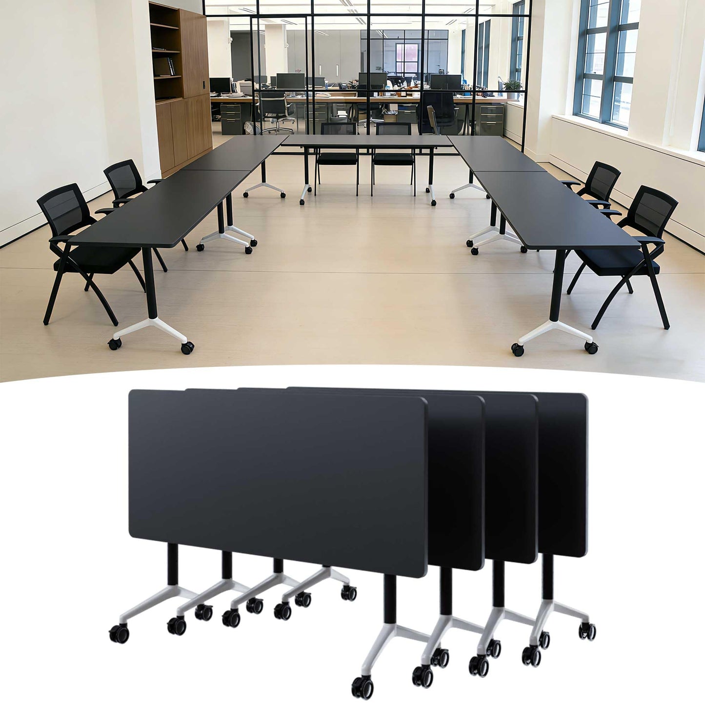 Flip Top Mobile Conference Table