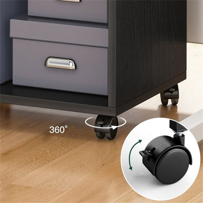 Vertical File Cabinet with Storage