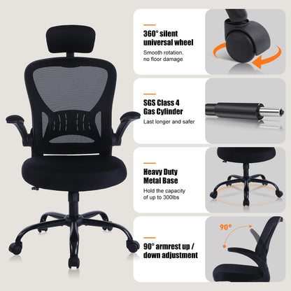 Ergonomic Mesh Office Chair with Lumbar Support
