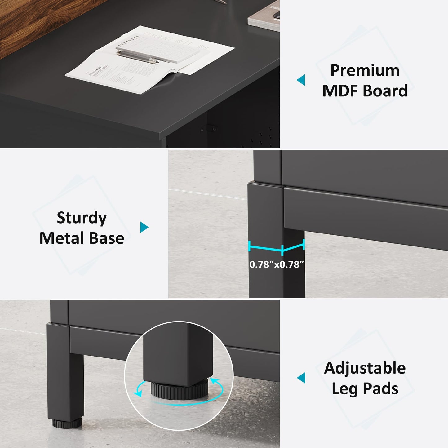 L-Shaped Reception Desk