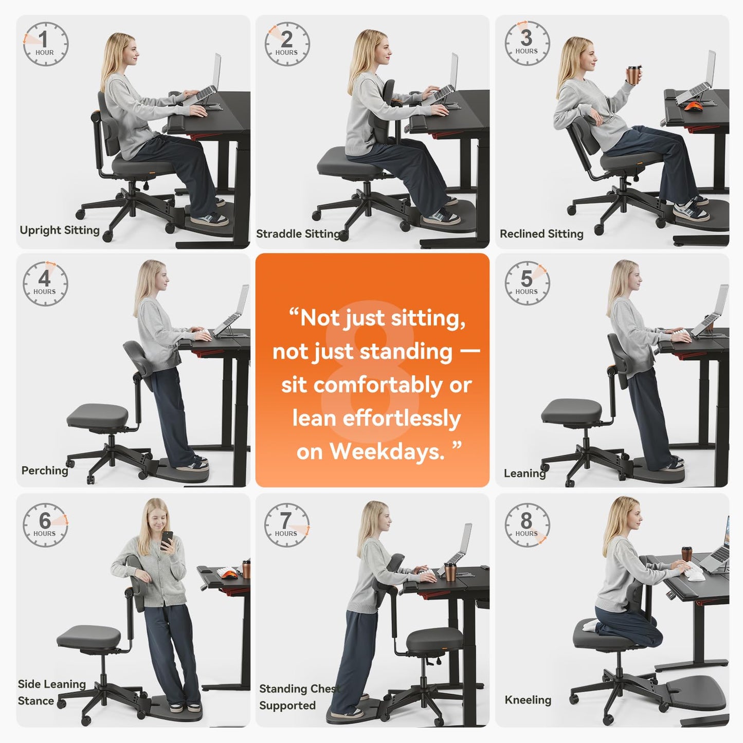 Ergonomic Standing Desk Chair