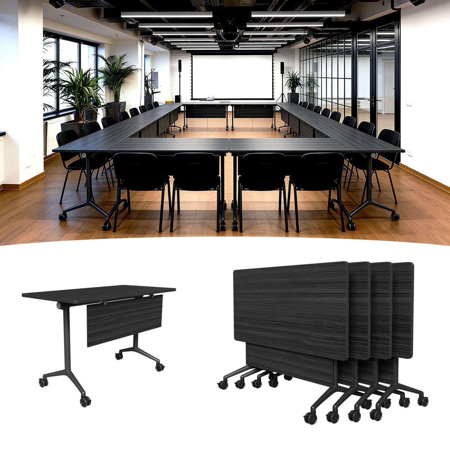 Flip Top Mobile Conference Table