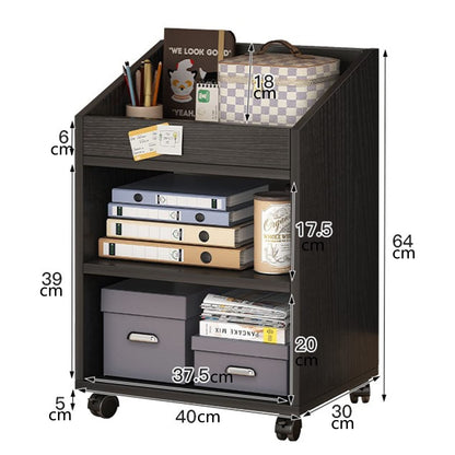 Vertical File Cabinet with Storage