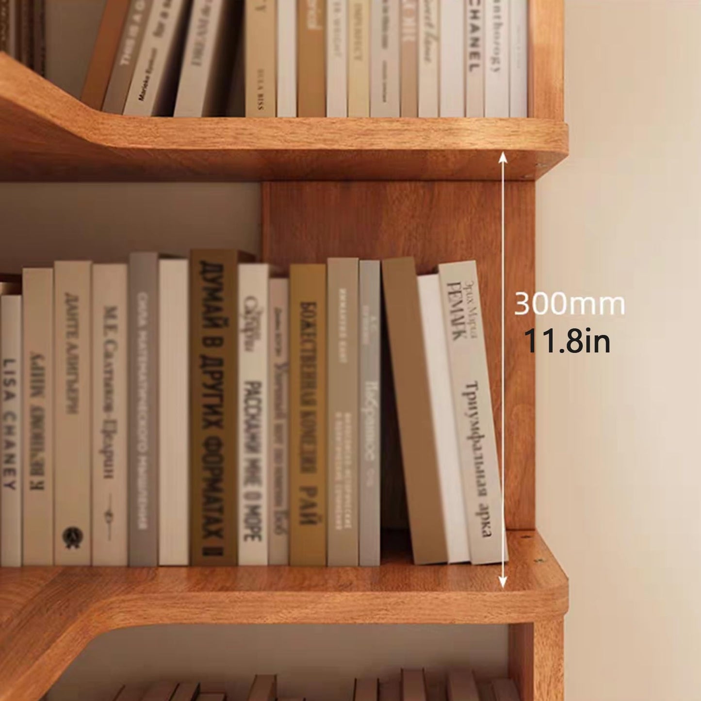 L-Shaped Corner Bookshelf Storage Rack