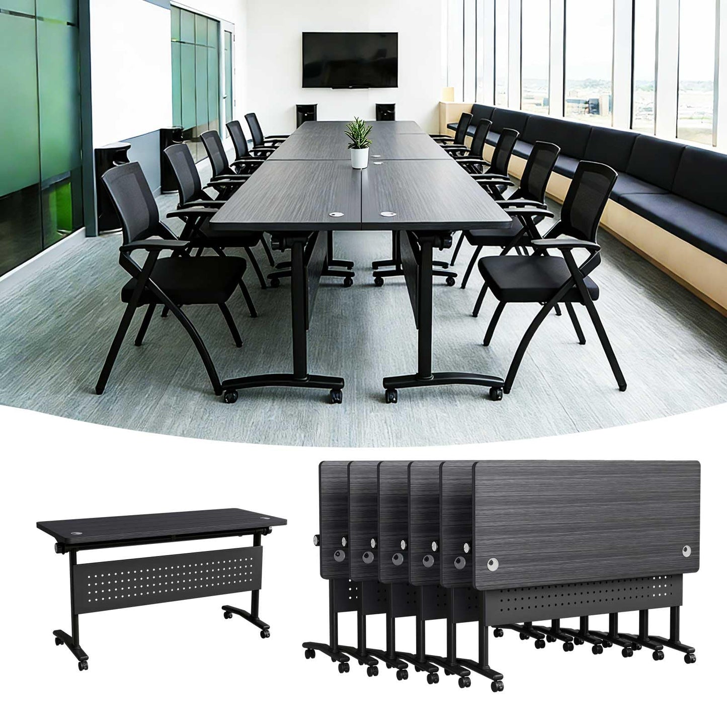 Flip Top Mobile Conference Table
