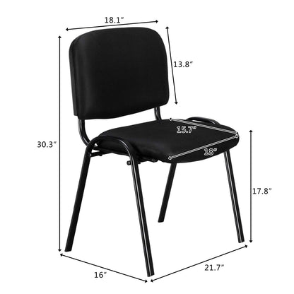Stackable Mesh Conference Chairs Set