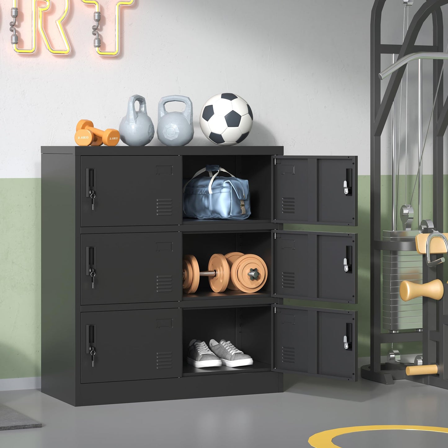 Steel Employee Locker Cabinet with Lock