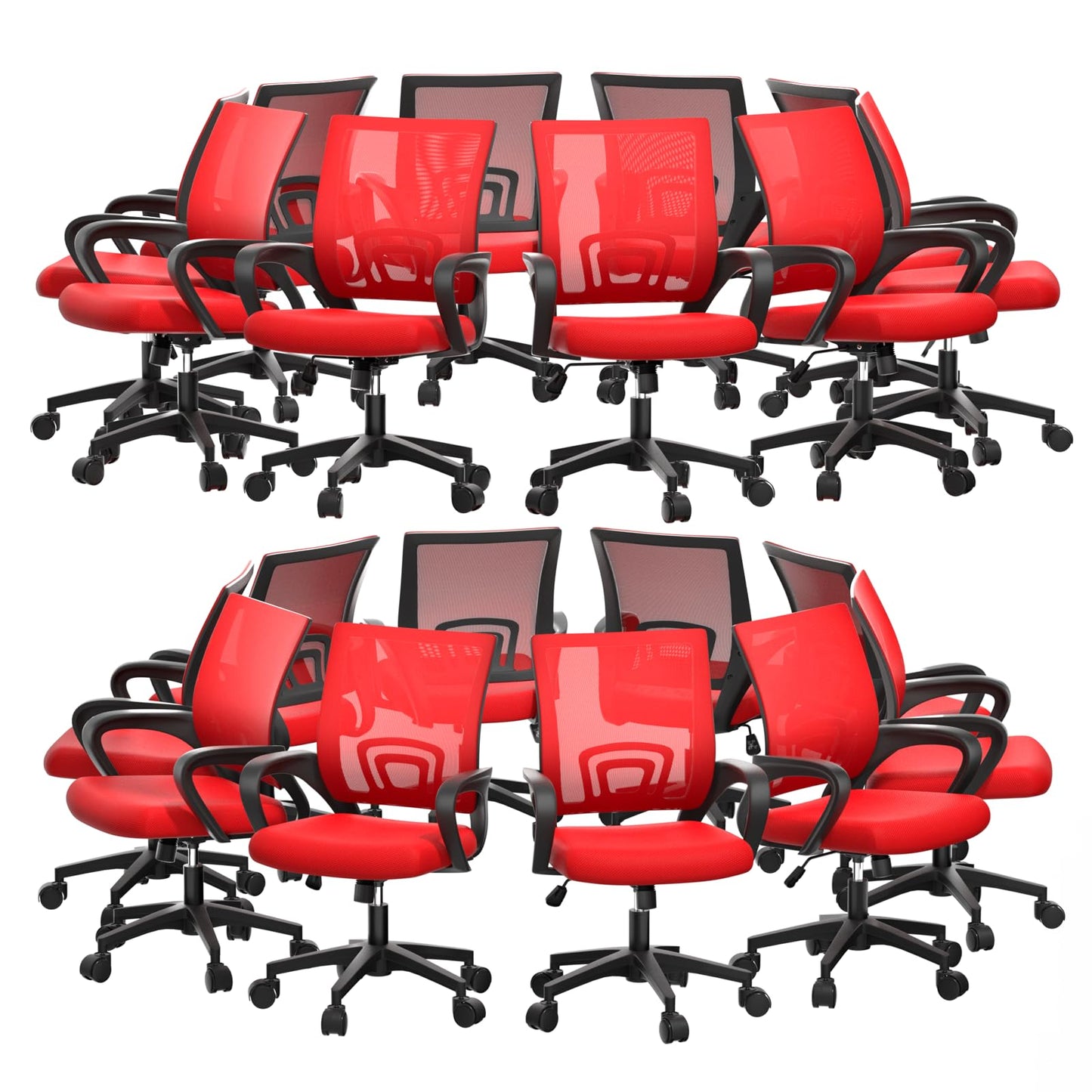 Mid-Back Ergonomic Mesh Office Chair