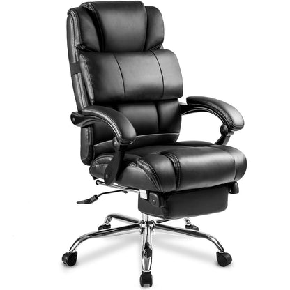 Luxury Executive Office Chair with Footrest