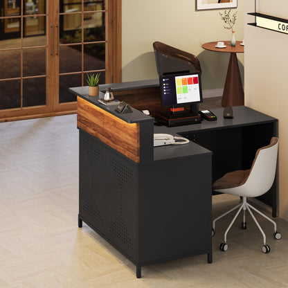 L-Shaped Reception Desk