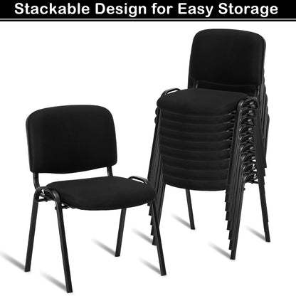 Stackable Mesh Conference Chairs Set