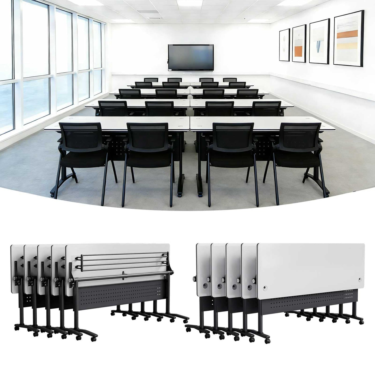 Flip Top Mobile Conference Table