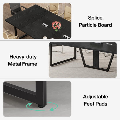 8FT Large Conference Table