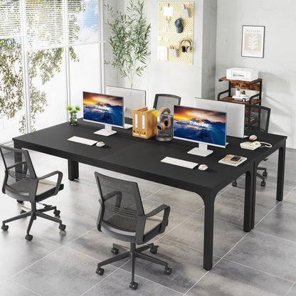 Extra Long Double Computer Desk Workstation