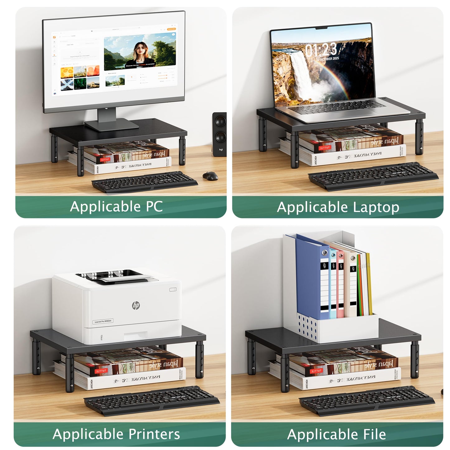 Adjustable Monitor Stand Riser