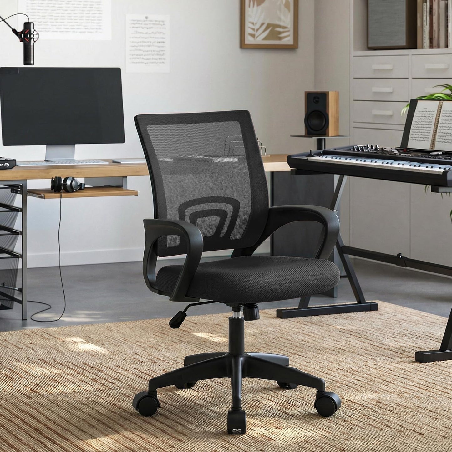 Mid-Back Ergonomic Mesh Office Chair