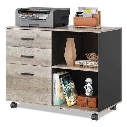 Wood File Cabinet