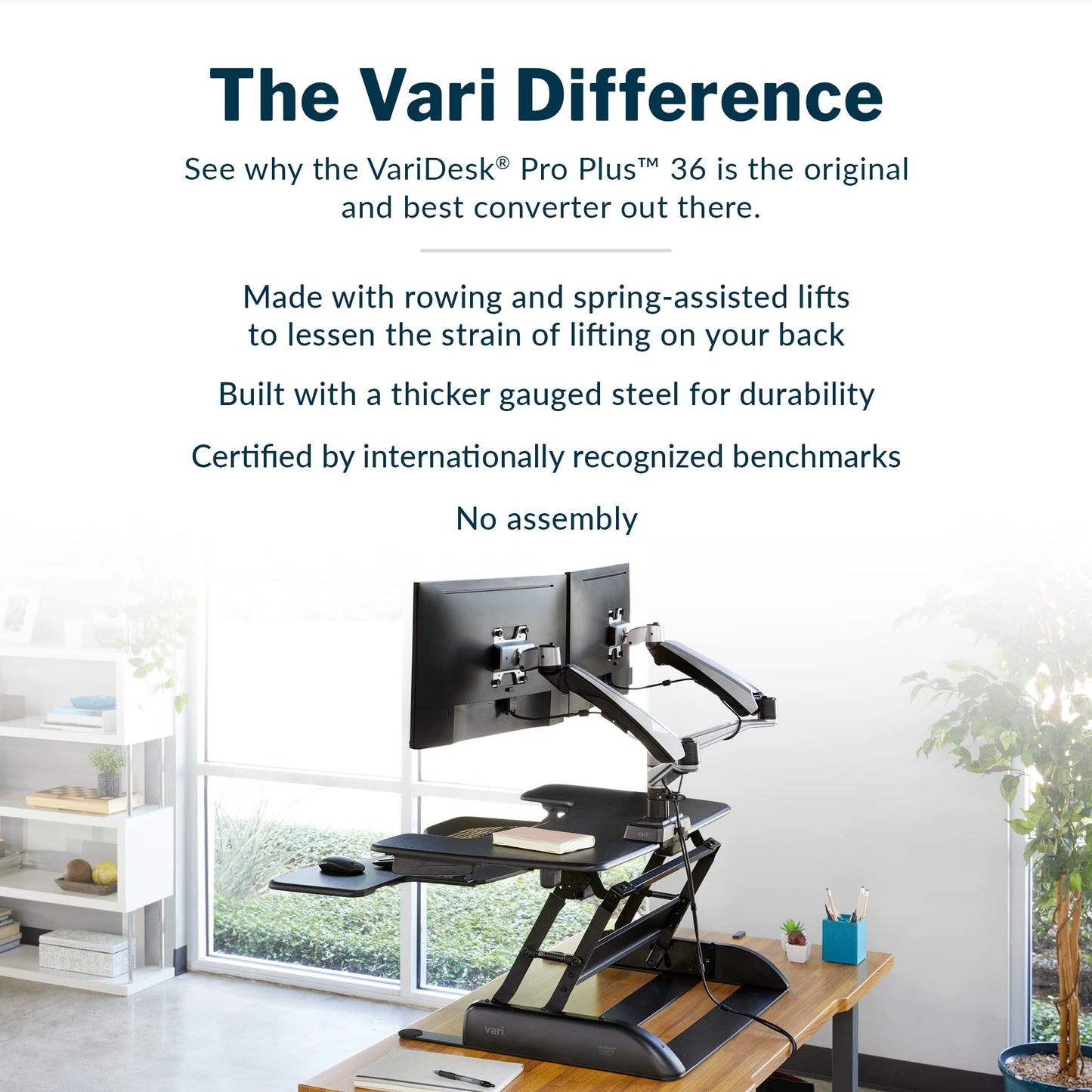 36" Standing Desk Converter