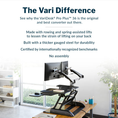36" Standing Desk Converter