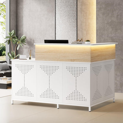 L-Shaped Reception Desk