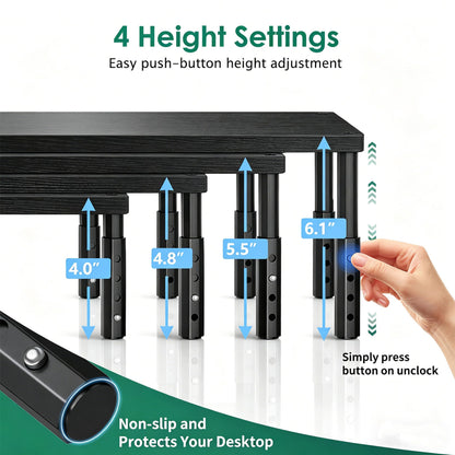 Adjustable Monitor Stand Riser