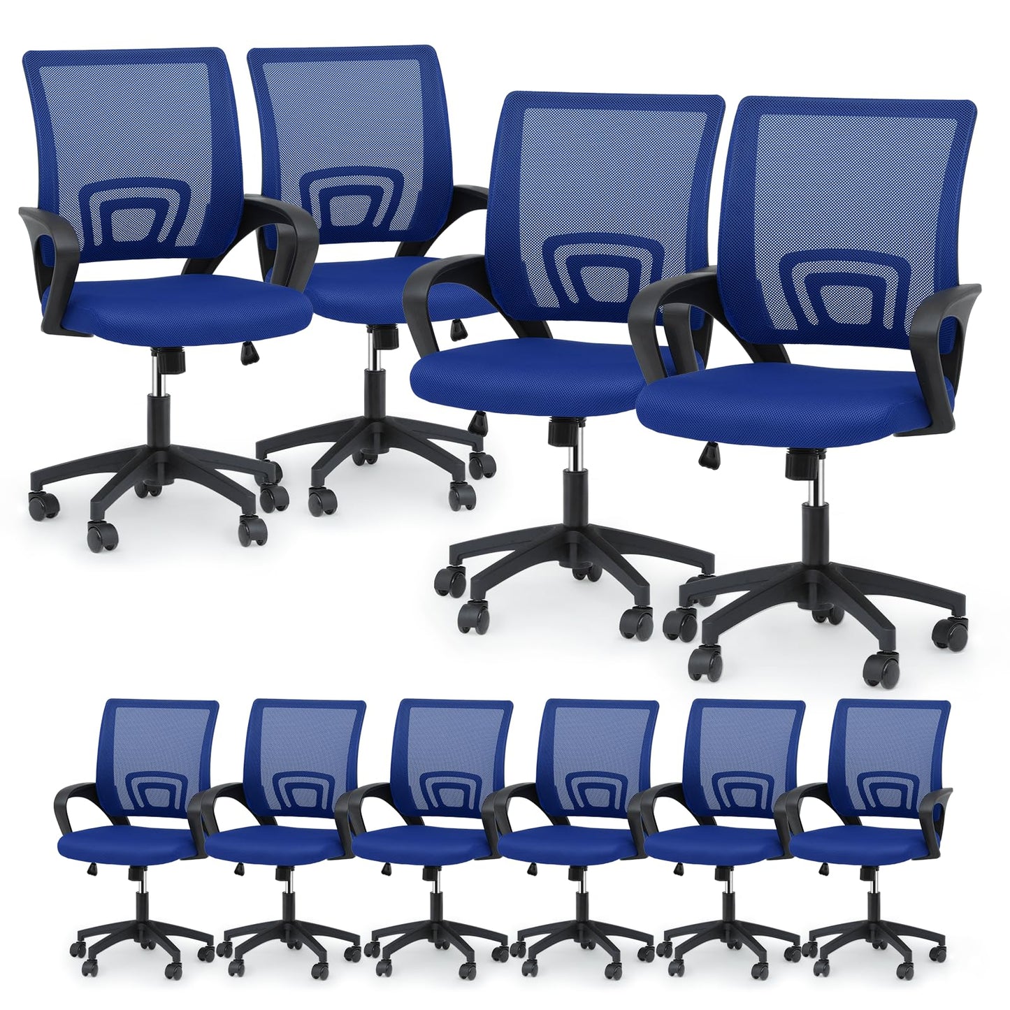 Mid-Back Ergonomic Mesh Office Chair