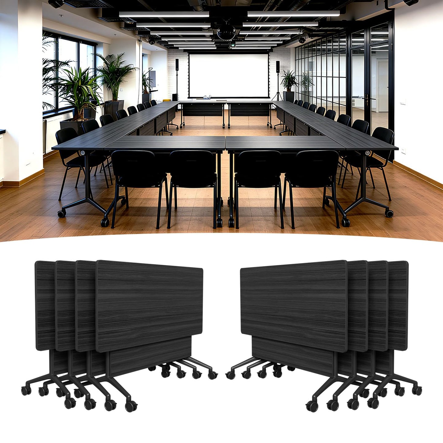 Flip Top Mobile Conference Table