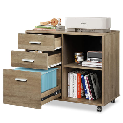 Wood File Cabinet