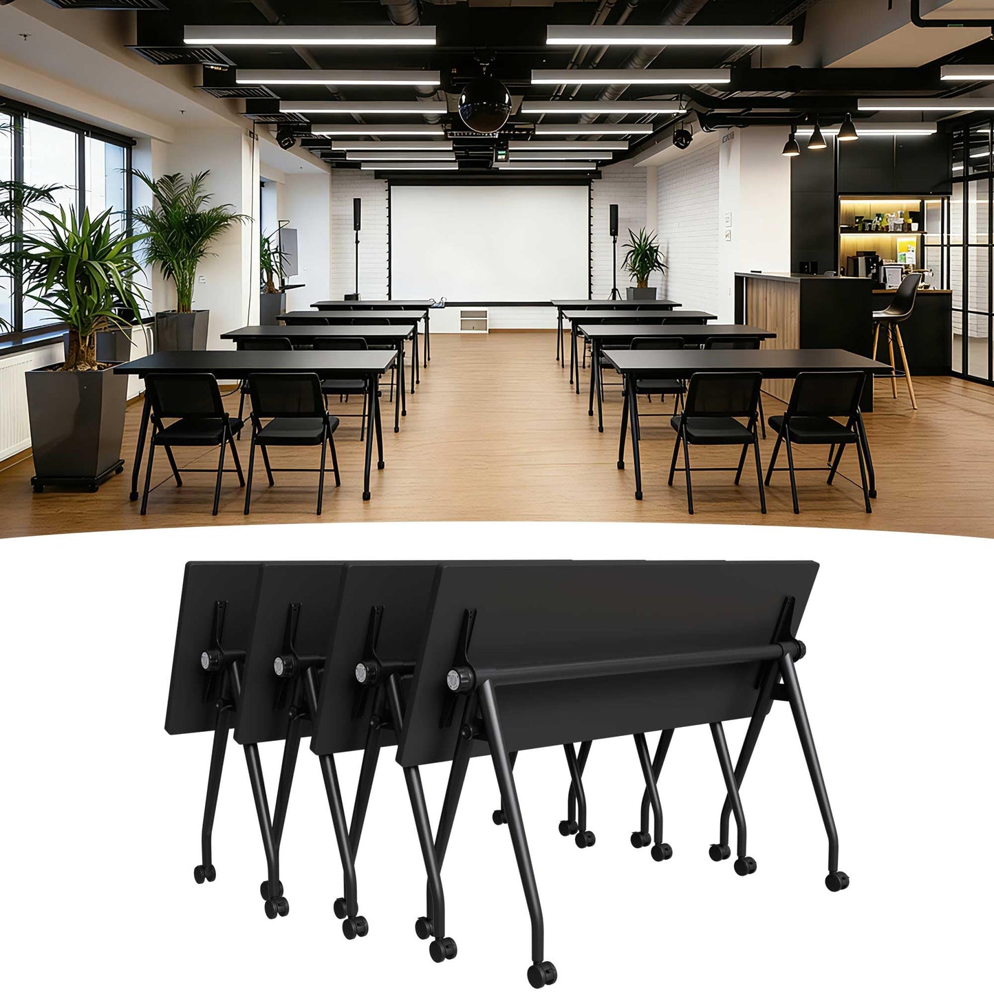 Flip Top Mobile Conference Table