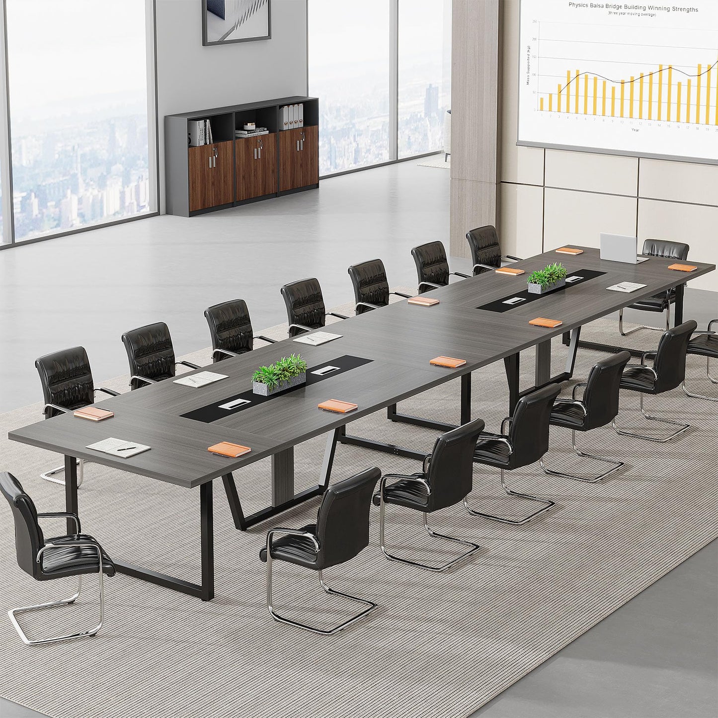 8FT Large Conference Table