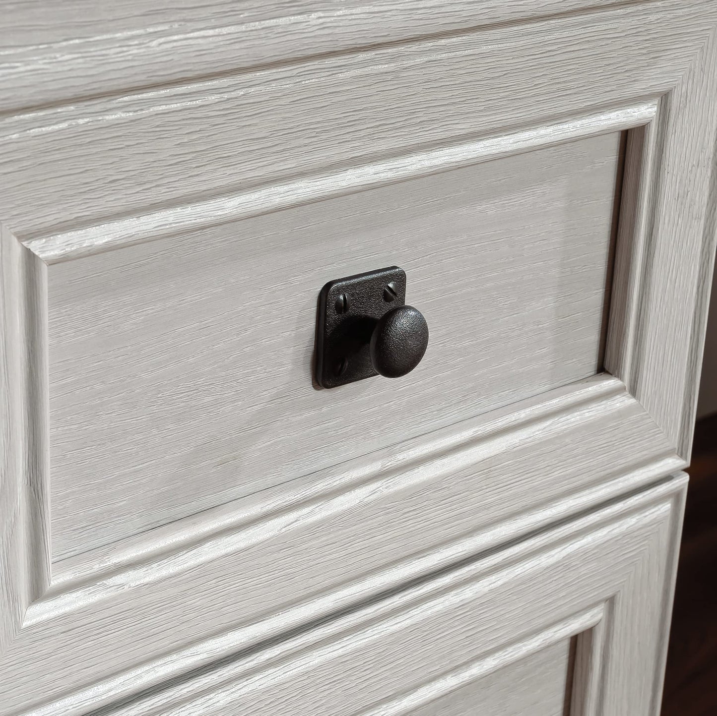 L-Shaped Office Desk with File Storage & Keyboard Tray