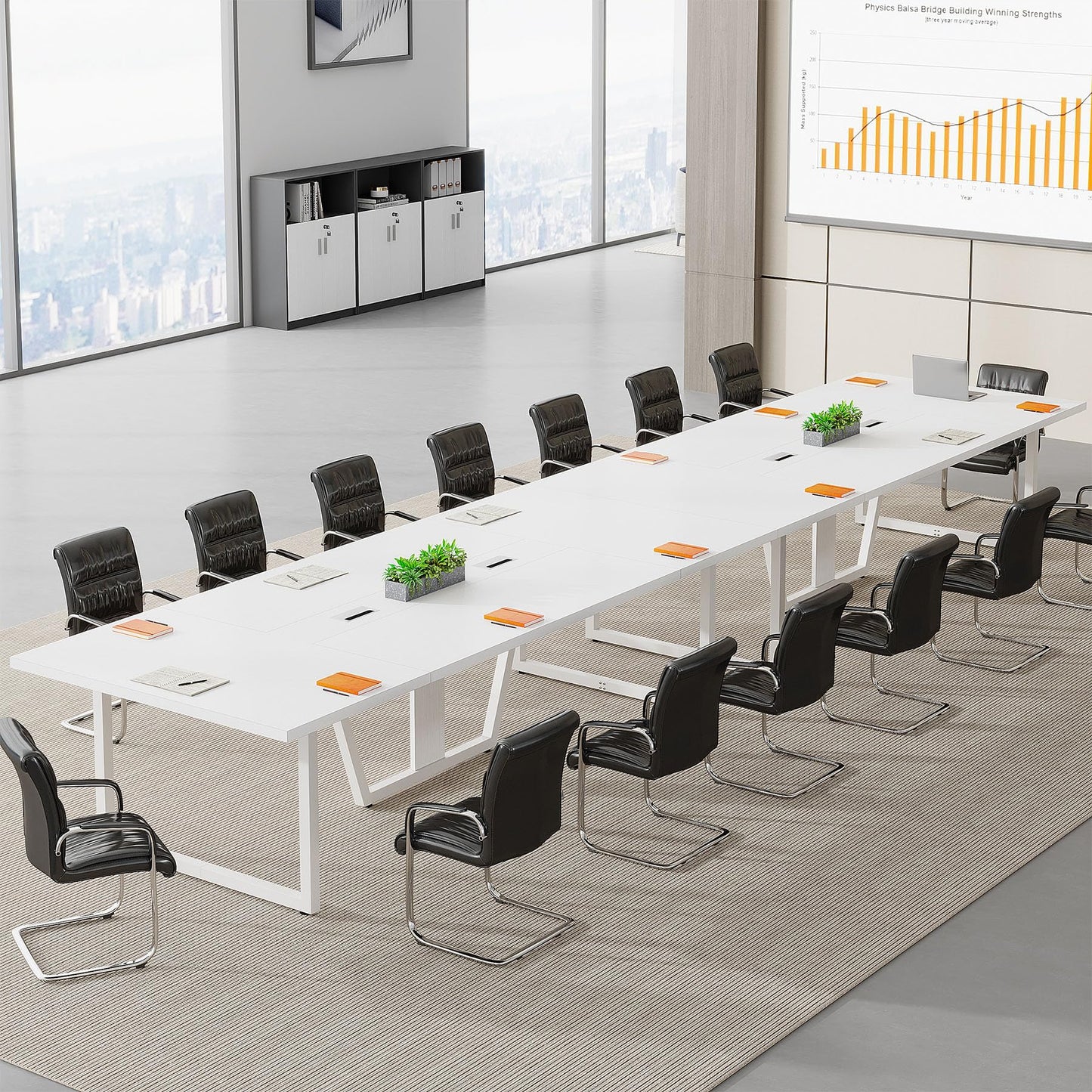 8FT Large Conference Table