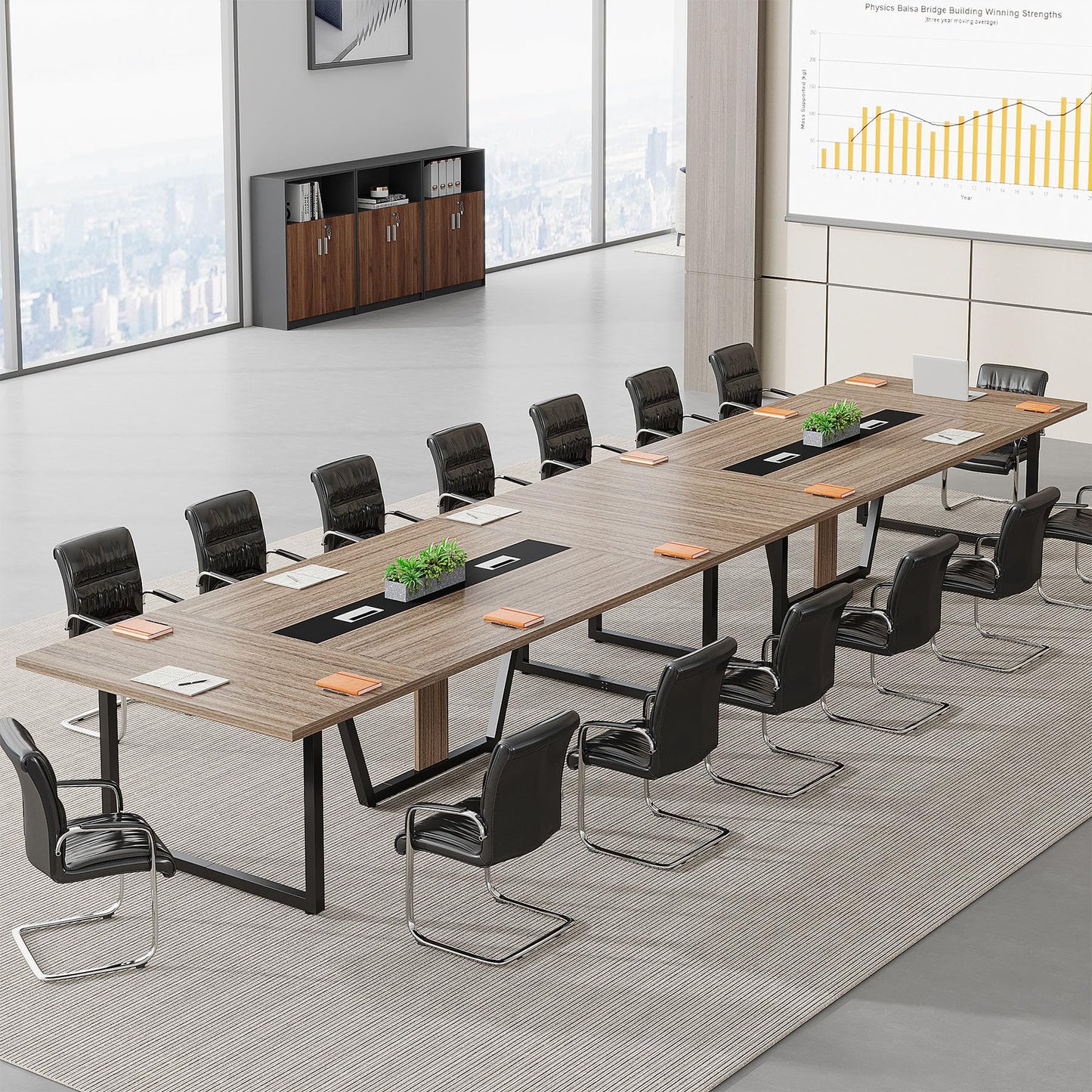 8FT Large Conference Table