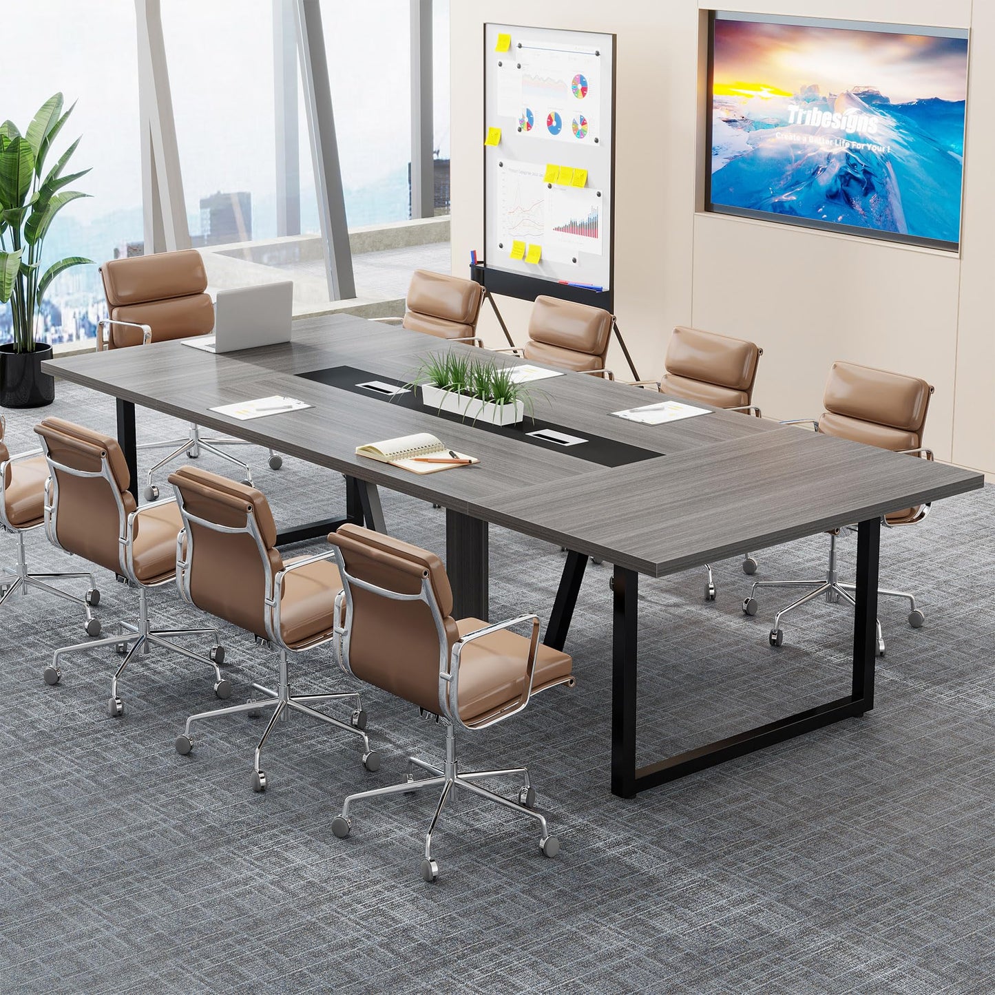 8FT Large Conference Table