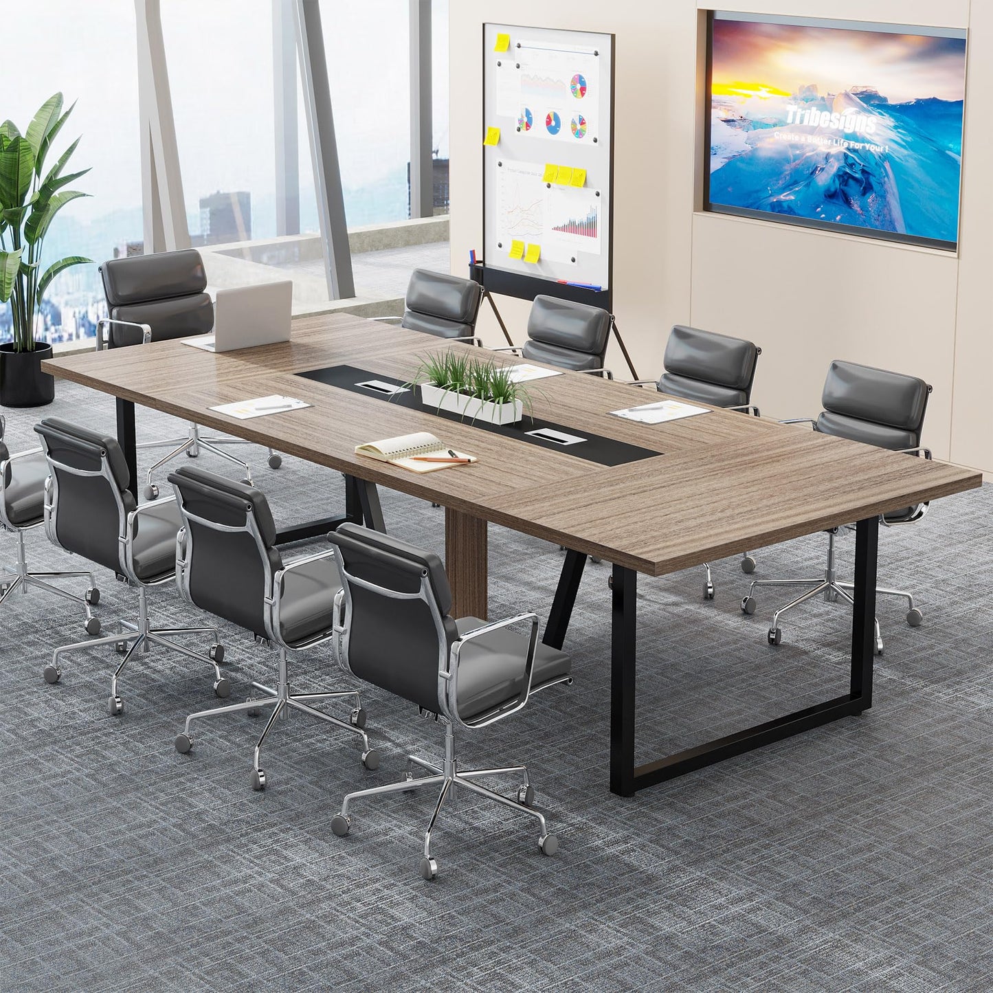 8FT Large Conference Table